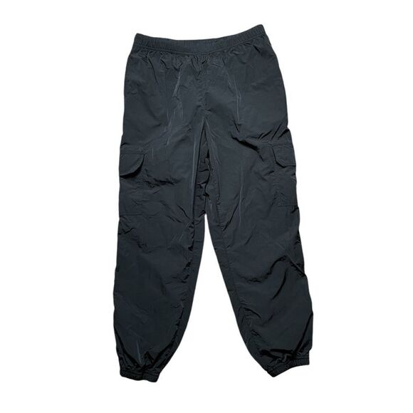 Good American ESSENTIAL NYLON CARGO PANTS Black Size 3 / Size Large - Picture 2 of 7